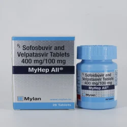 Buy Sofosbuvir And Velpatasvir 400 / 100 mg MyHep Tablets Online