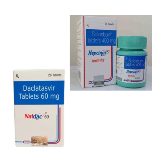 Buy Daclatasvir + Sofosbuvir Hepcinat Plus 60 Mg 400 Mg Tablets